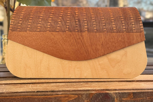 The Michelle Bag w/cherry and maple wood